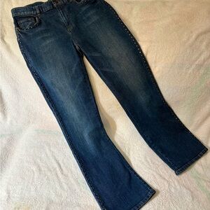 VTG Lauren Jeans Co. Ralph Lauren Women’s Straight Jeans Metal Studded Sz 8
